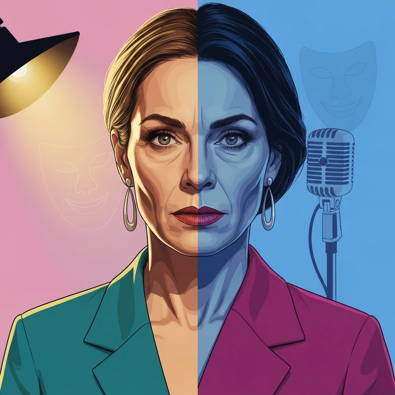 A cinematic portrait of Marin Ireland representing her versatile career in film, theater, and audiobooks.