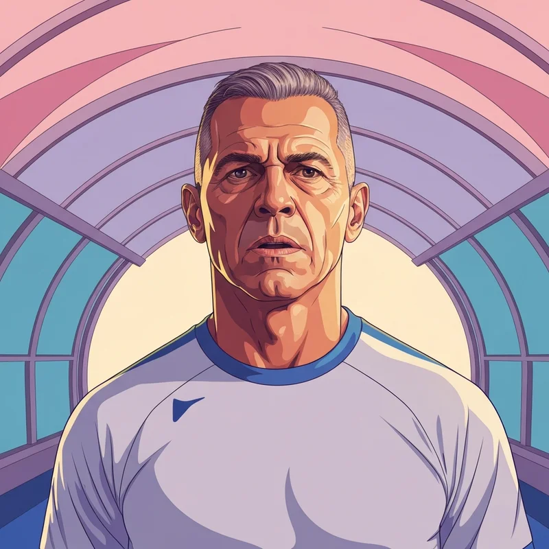 Neymar Jr wearing a modern Al Hilal kit celebrating under cinematic stadium lights with the number 34 visible.