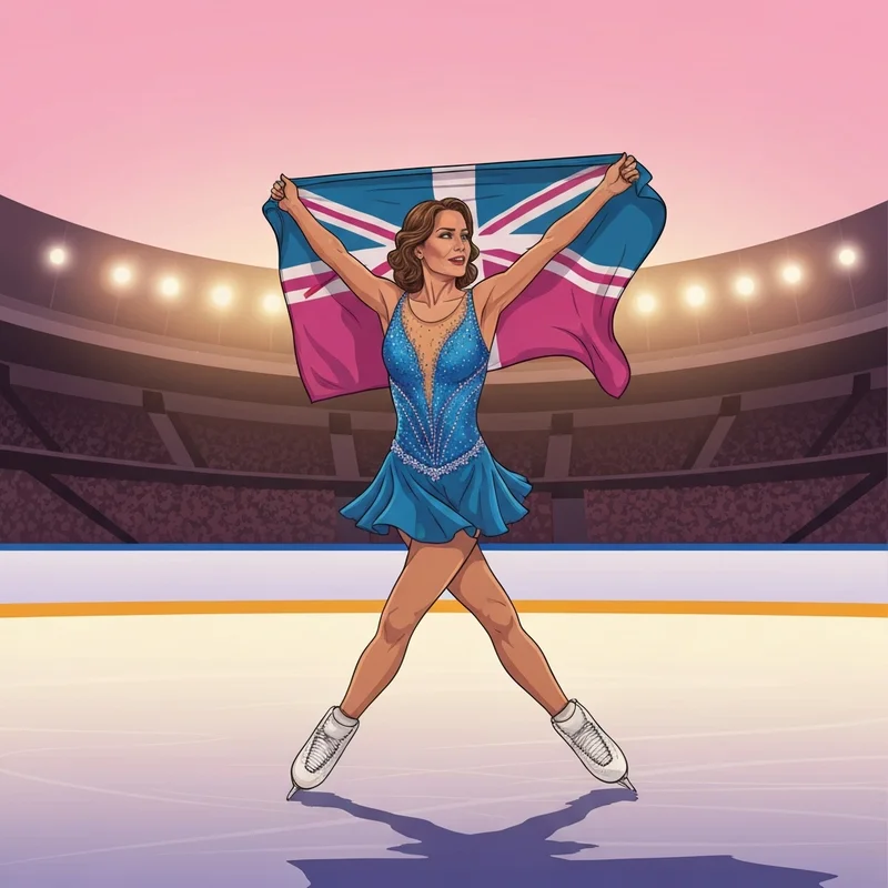 Lilah Fear ice dance athlete and Team GB flagbearer for Milano Cortina 2026