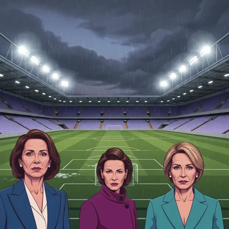 The empty Pittodrie Stadium pitch under heavy rain during the aberdeen vs celtic postponement.