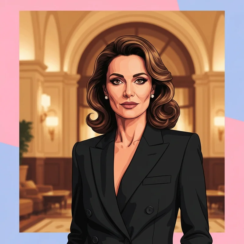 Portrait of Anamaria Vartolomei, the French-Romanian actress, in a sophisticated cinematic style representing her award-winning career.