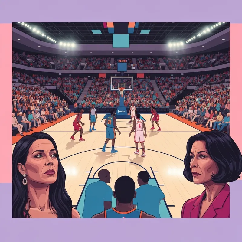 The New York Knicks and Washington Wizards face off at Capital One Arena during a high-energy NBA game.