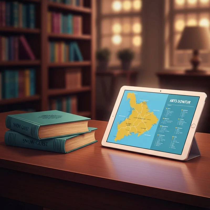 A sophisticated digital interface displaying genealogical charts and community records for lynn ann guist, styled with elegant wood and glass textures.