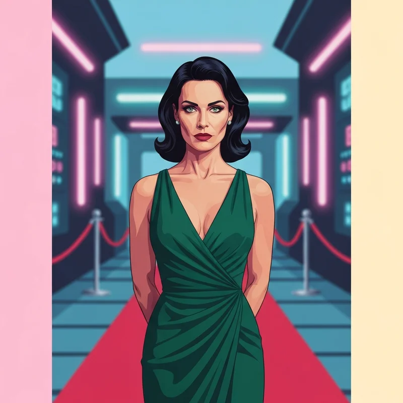 Tiana Upcheva at a red carpet event in 2026 representing her roles in The Ark and Robin Hood