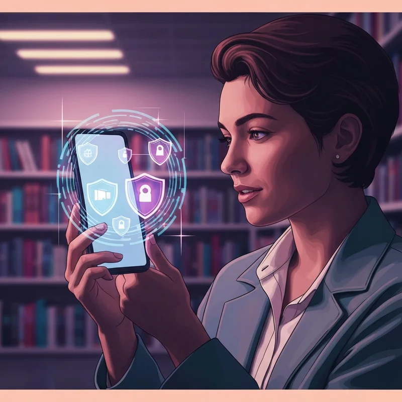 Ilustrasi literasi digital dan keamanan internet saat mencari istilah bohkep.