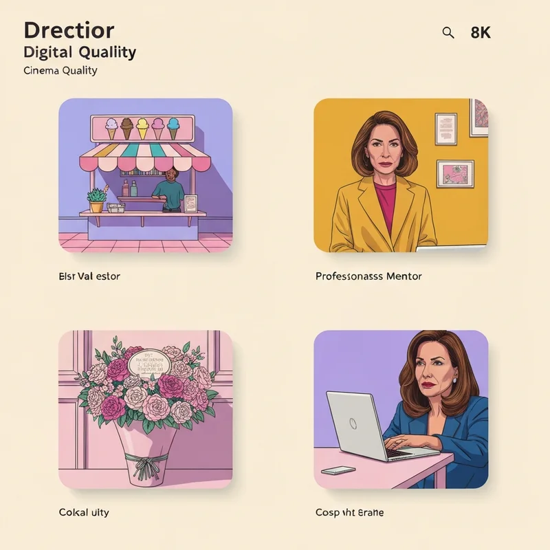 A visual directory map highlighting different profiles and icons for missy mae snack shack and coaching