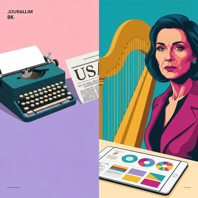 A visual disambiguation map of Ashlyn Brooks representing journalism, music, and advocacy.