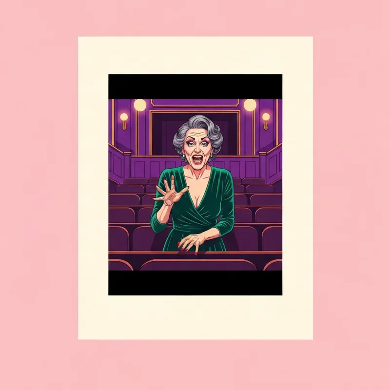 villain casting for 2026 featuring a theatrical antagonist in a dark aesthetic studio