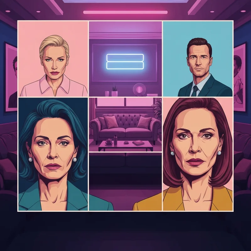 مجموعه‌ای از پوسترهای فیلم سینمائی سکسی و درام‌های هنری با نورپردازی دراماتیک