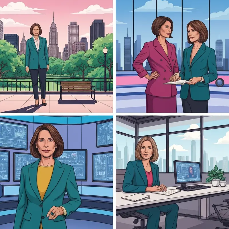 A professional identity map showcasing the different careers of various women named iris rodriguez, including media, government, and corporate sectors.