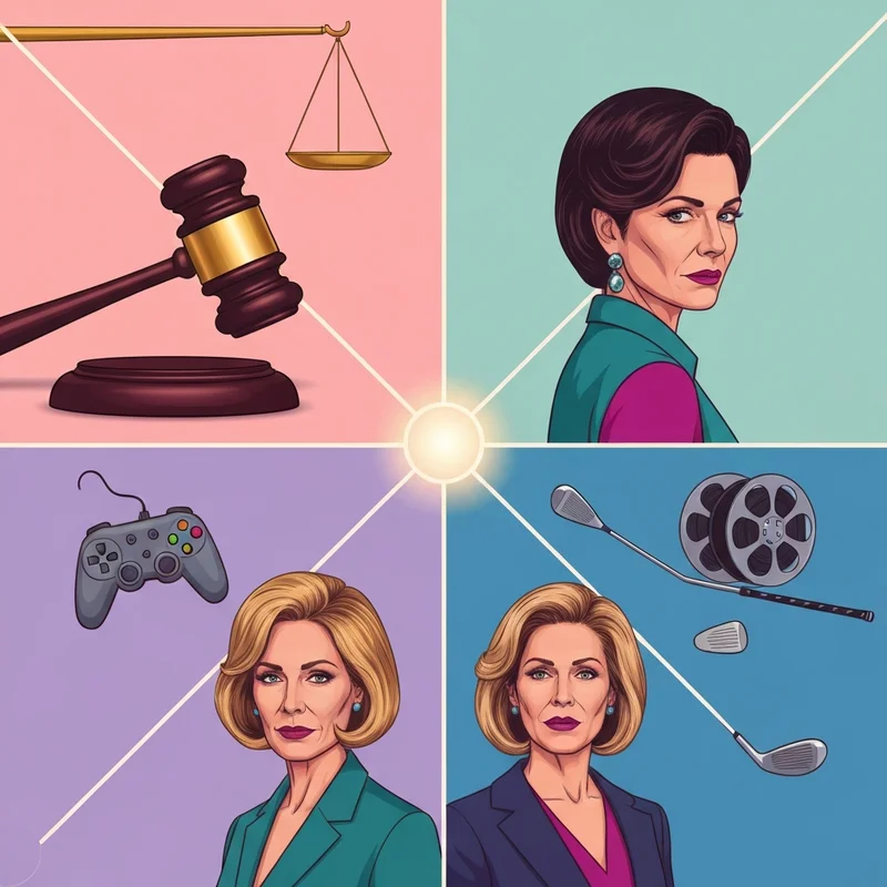 A digital disambiguation guide for the name Matt Lowe showing various professional identities.