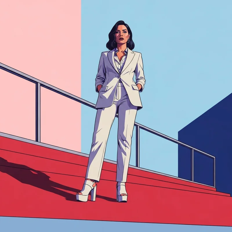 Selena Gomez standing confidently on a red carpet showing her official 5'5" height and style presence.