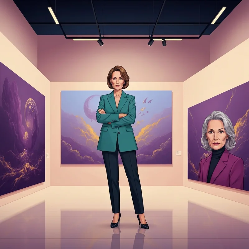 Rosee Divine transitioned into visual artist Sophie Brussaux, a master of fantasy realism and philanthropy.