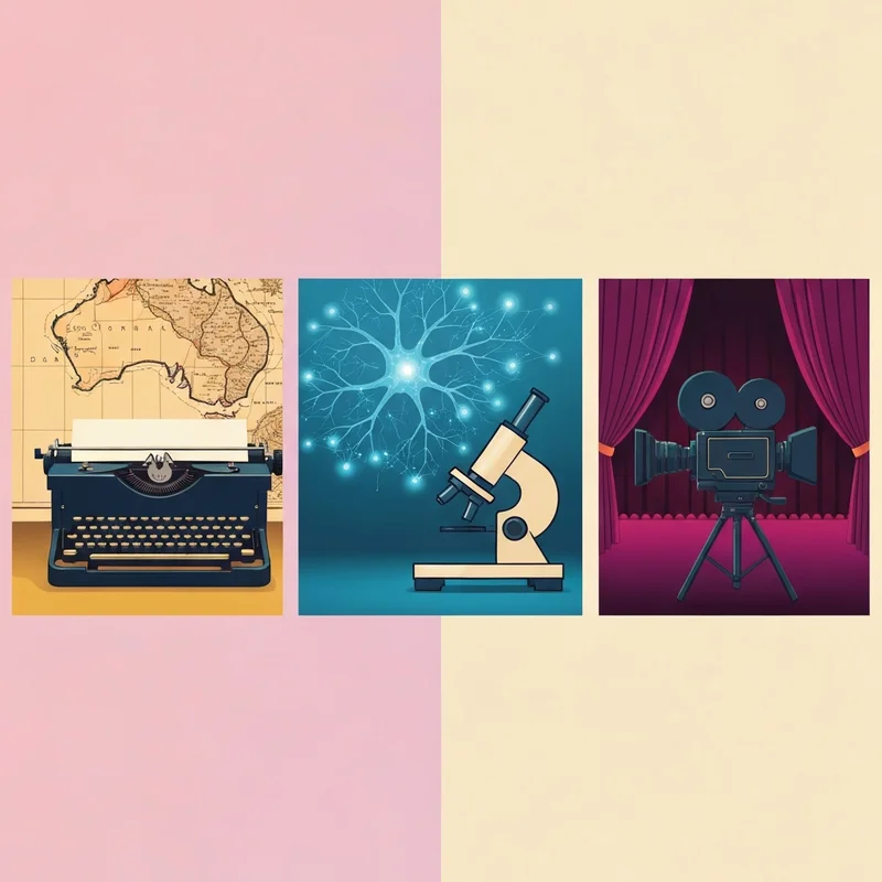 A visual comparison of the three primary entities named Mark Brandon, representing science, literature, and film.