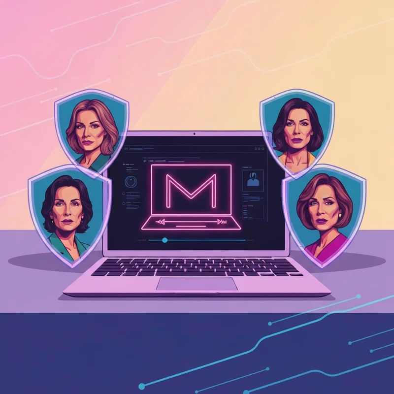 A high-tech digital security shield protecting a movie streaming interface, themed around onionflix safety.