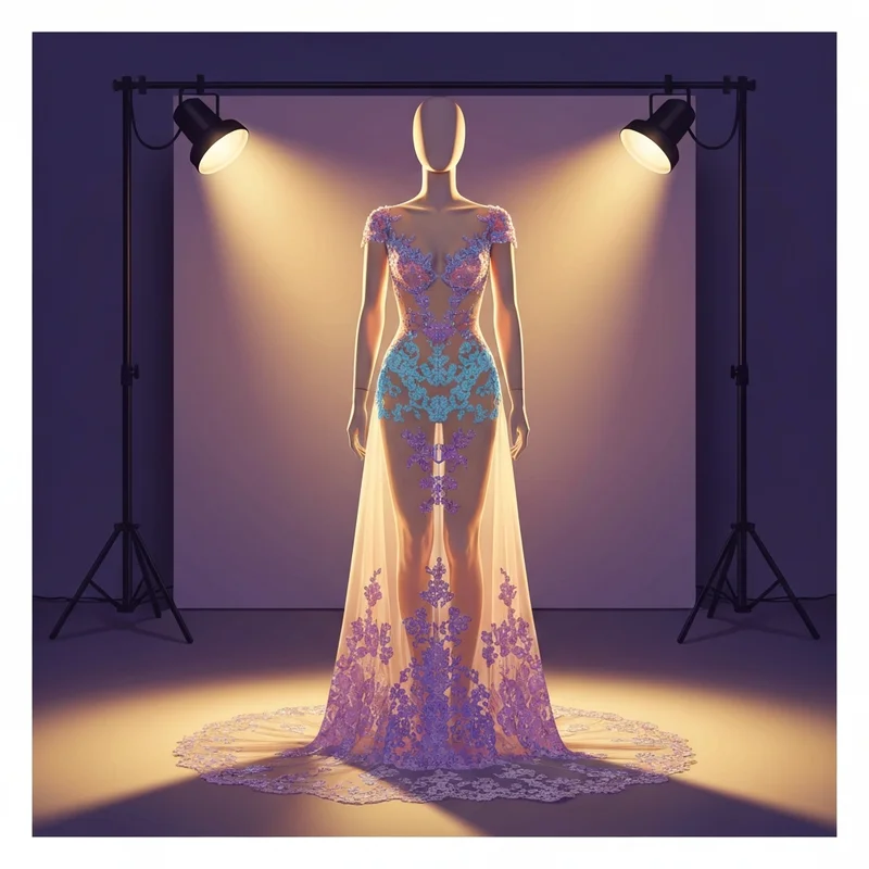 Ana de Armas naked dress fashion trend featuring sheer bedazzled lace at the 2026 Golden Globes.