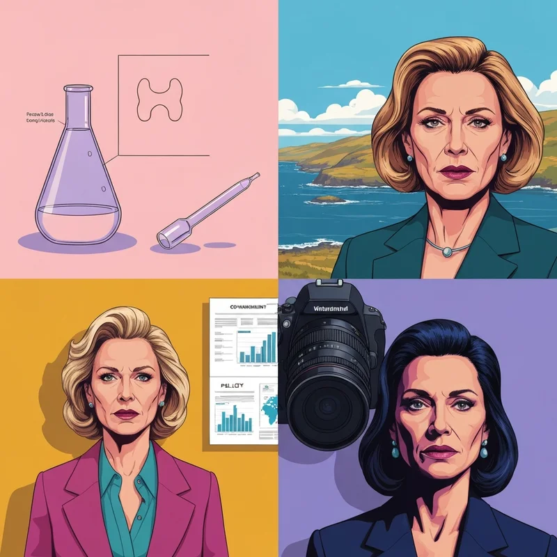 A professional disambiguation map illustrating various career paths of individuals named heather stone including medicine, photography, and policy.