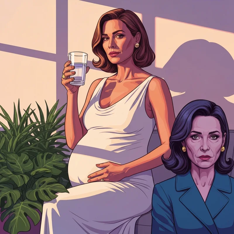 A cinematic and artistic portrayal of the maternal aesthetic, featuring a confident woman in soft, natural lighting, symbolizing the power and beauty of mommys tits.