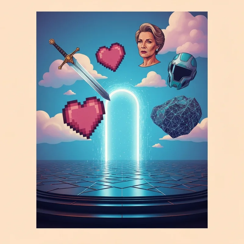 A cinematic high-definition collage of iconic gaming symbols representing the best games of all time.