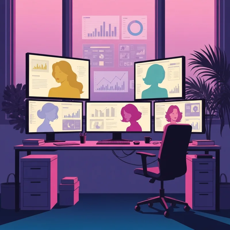 A sophisticated digital illustration representing the curated world of top-ranking japaneseporn actresses, featuring aesthetic icons and data-driven industry symbols.