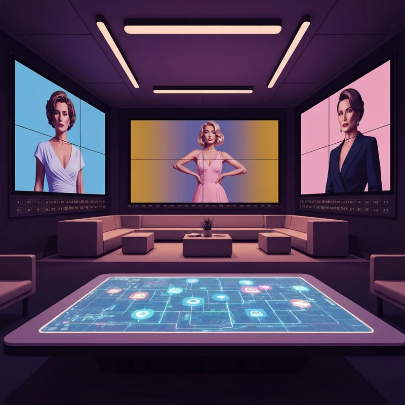 Cinematic visual representation of the TransAngels media ecosystem featuring high-fashion aesthetic and digital connectivity.