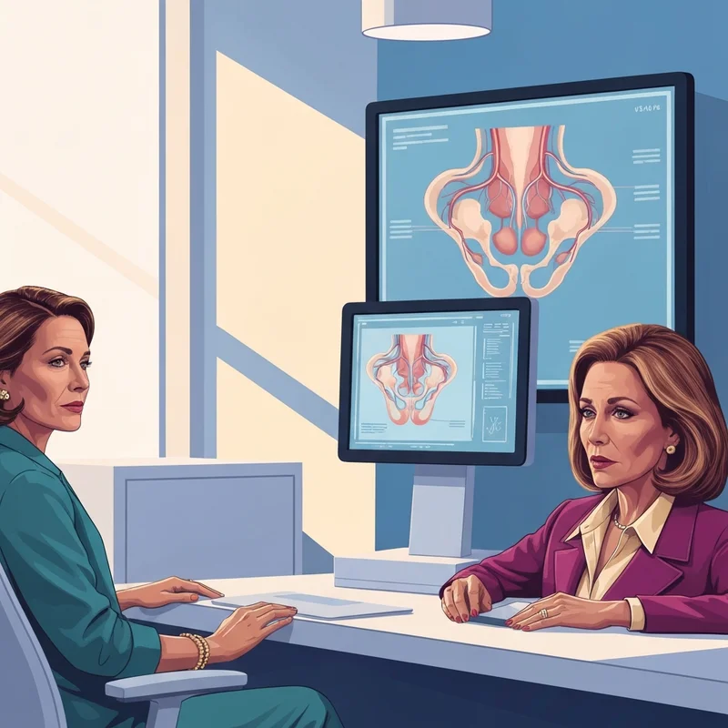 A serene and modern medical consultation room representing the comfort of ir anal procedures.