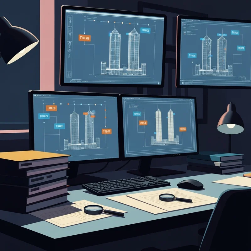 A cinematic forensic analysis of a complex historical timeline featuring codex 9/11 structural data and blueprints.
