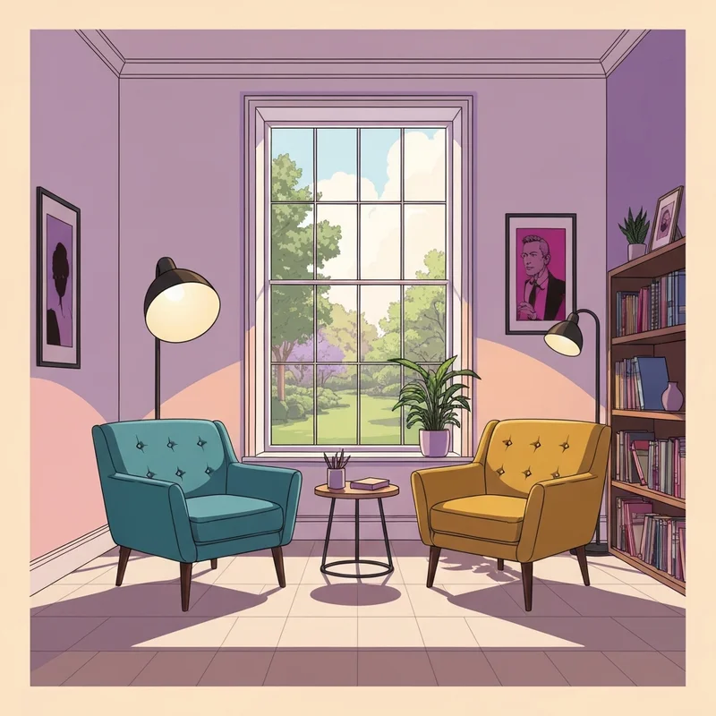 A serene and professional clinical office setting representing the guidance of an npd specialist.