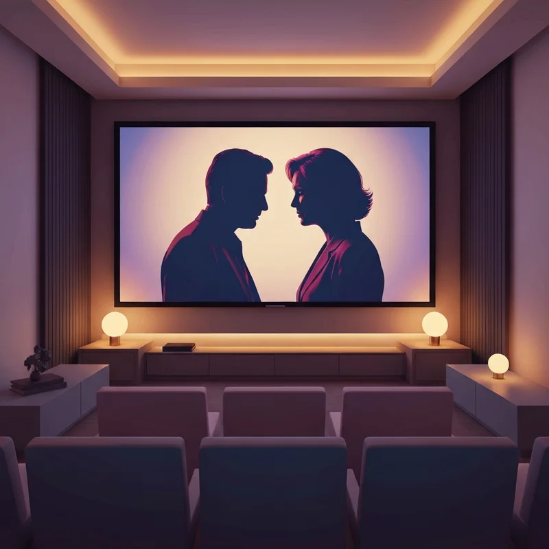 A cinematic and artistic depiction of high-end adult cinema and mom and son sexual movies curation.