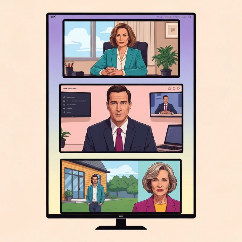 A professional digital hub displaying various pictures of the host across television, podcasting, and travel platforms.