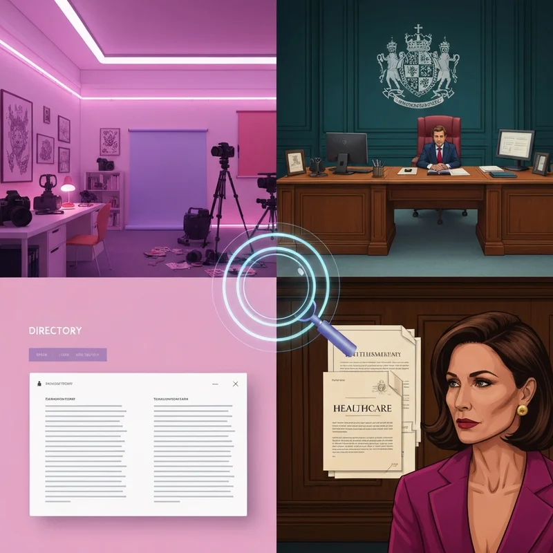 Comparison of different identities associated with the search term jemma suicide including an alt-model persona and a political advocate.