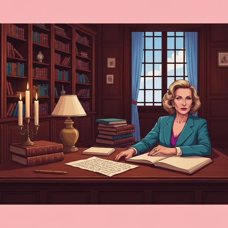 A nostalgic dark academia setting with old books and a quote about dead poets society movie quotes