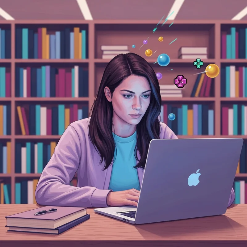 A student using a Chromebook to access Classroom 66 unblocked games in a school library setting.