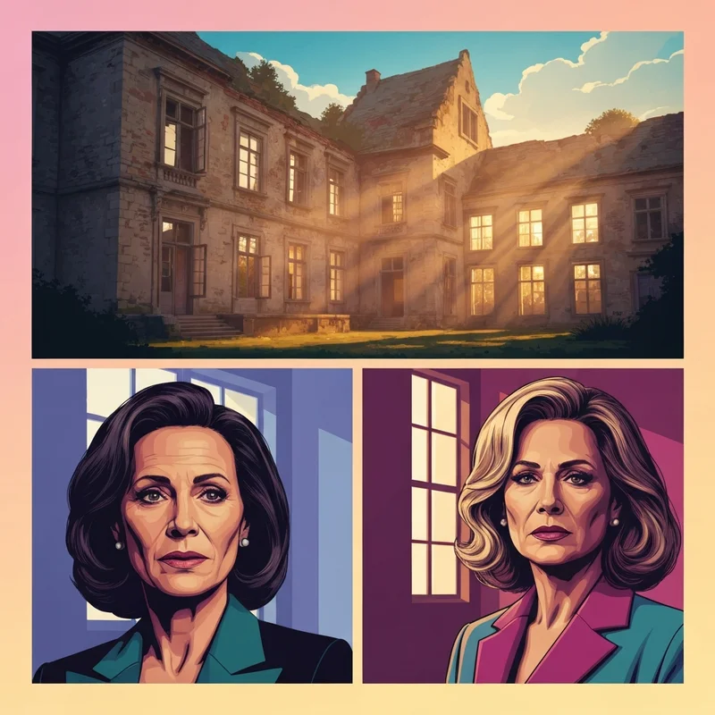 A cinematic sun-drenched European villa at golden hour representing the skin like sun aesthetic.