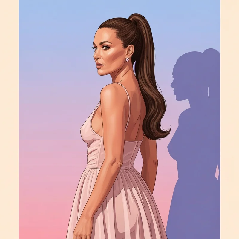 Ariana Grande in a sheer blush-toned high-fashion gown at a 2026 red carpet event, representing the ariana grande n a k e d dress trend.