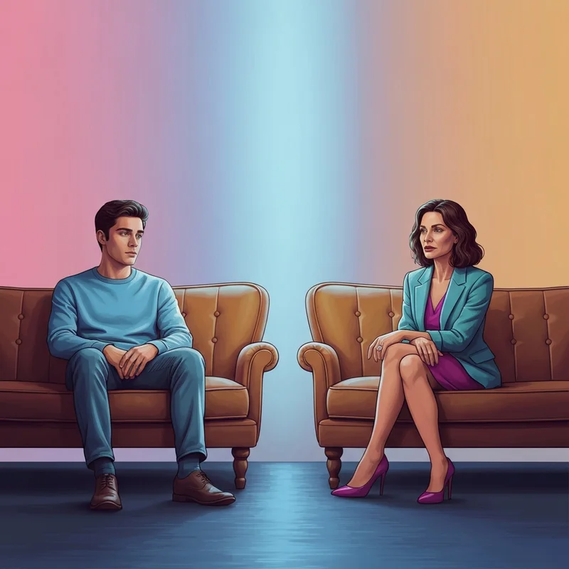 A symbolic representation of the bpd npd couple showing two interlocking puzzle pieces that are slightly mismatched in a cinematic setting.