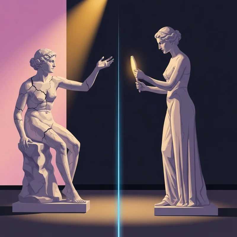 Visual representation of the psychological complexity and emotional intensity found in an npd bpd relationship.