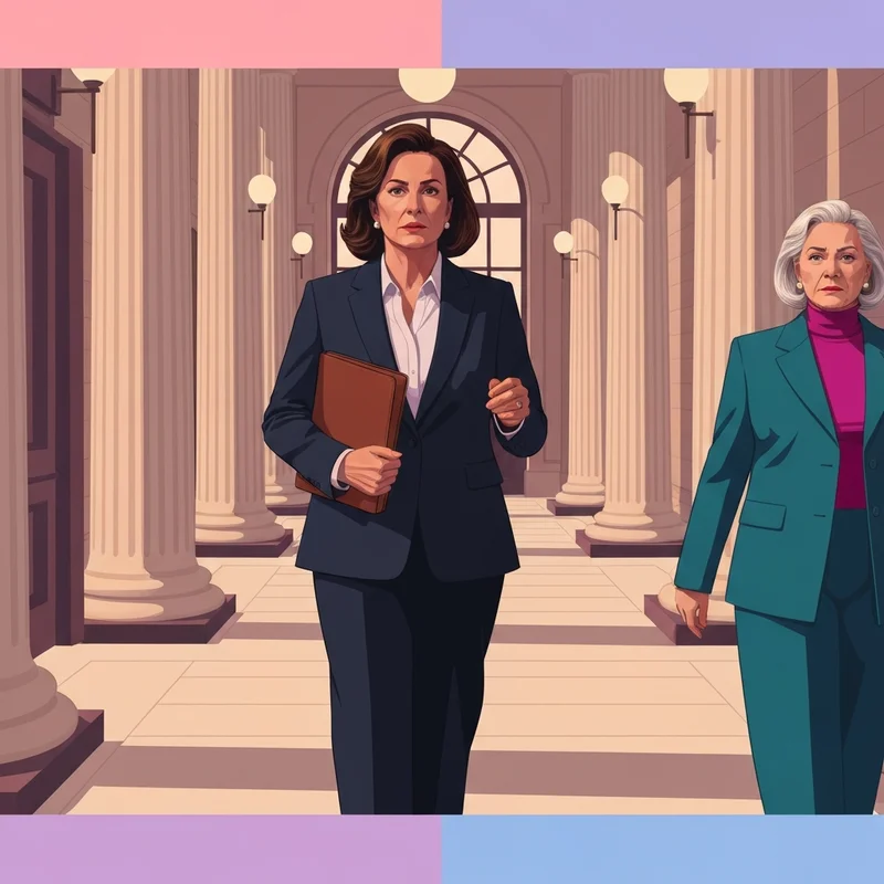 Desiree Townsend walking through the halls of Capitol Hill, representing health advocacy and legislative change.