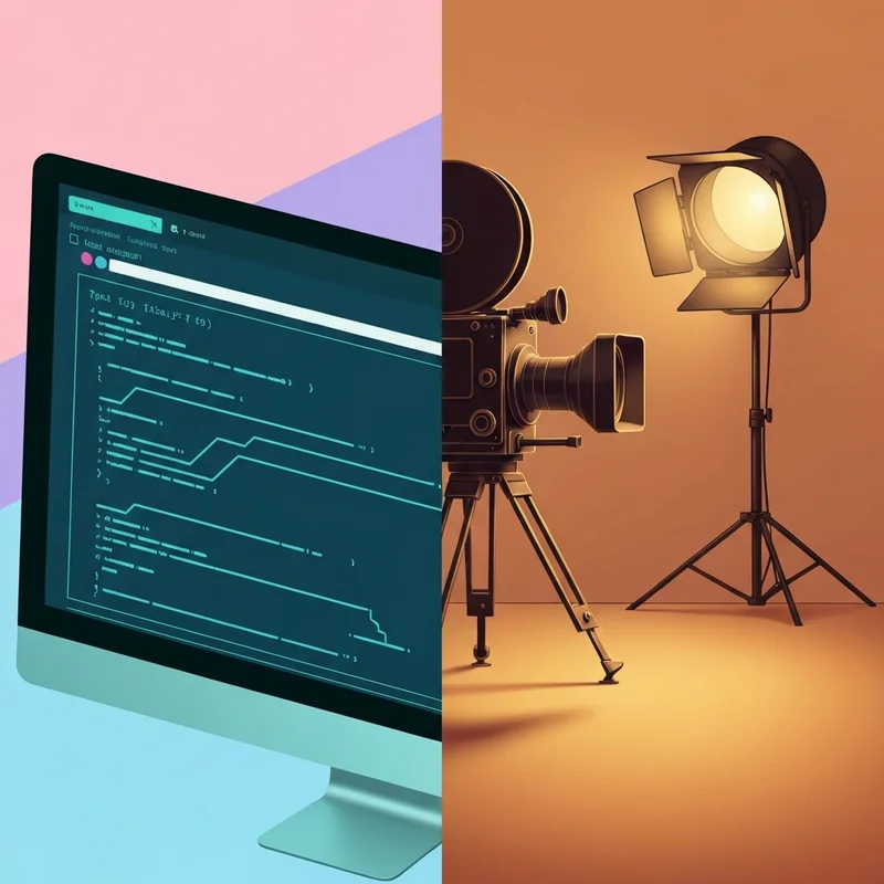 A visual representation of the codacast identity, blending digital code with cinematic lighting.