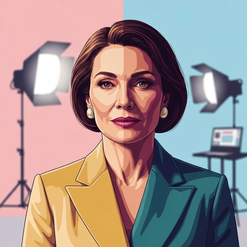 A professional portrait of Valeria Nemchenko reflecting a blend of cinematic elegance and modern social media influence.