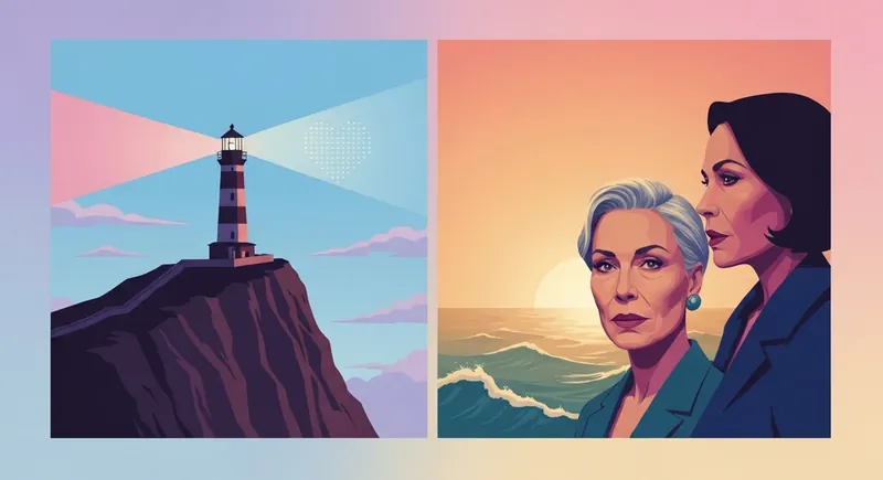 A symbolic illustration of adhd relationships depicting the transition from intense hyperfocus light to a steady morning glow-adhd-relationships-bestie-ai.webp