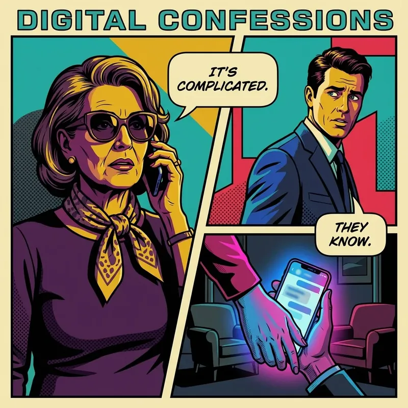 A person contemplates the screen of their phone, representing the complex issues of ai mental health app safety and ethics. Filename: ai-mental-health-app-safety-and-ethics-bestie-ai.webp