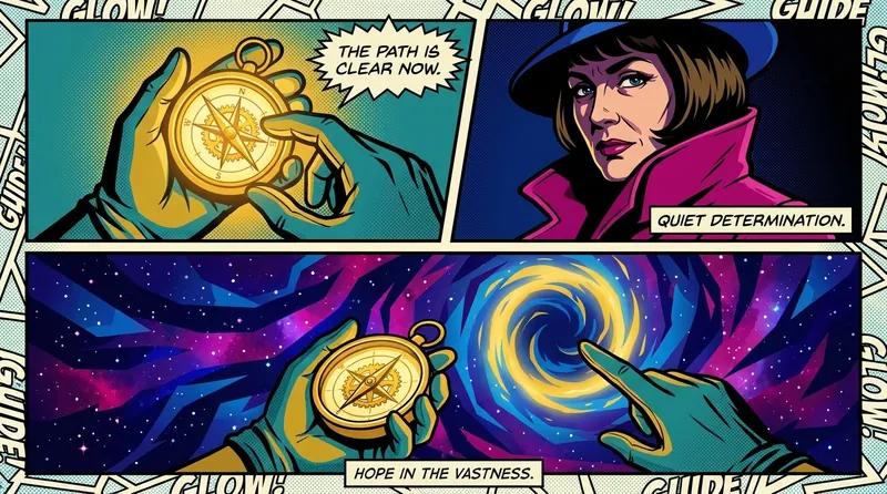 A symbolic image representing the process of aligning personal values with public actions, showing a compass guiding the way towards a meaningful purpose. Filename: aligning-personal-values-with-public-actions-bestie-ai.webp