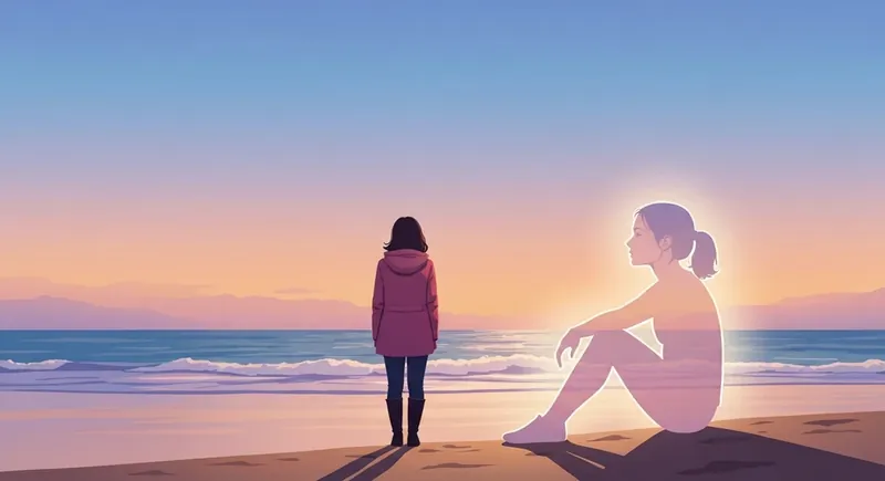 An evocative image representing the childhood causes of avoidant attachment in adults with a symbolic inner child - causes-of-avoidant-attachment-in-adults-bestie-ai.webp