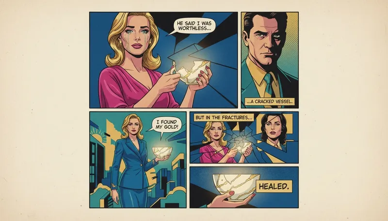 A beautifully repaired kintsugi bowl with glowing golden cracks, symbolizing the process of finding emotional maturity after a breakup. emotional-maturity-after-a-breakup-bestie-ai.webp