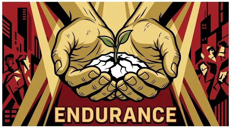 A healthy marriage characteristics guide illustrated by two weathered hands nurturing a small plant, symbolizing growth and endurance in a partnership. Filename: healthy-marriage-characteristics-guide-bestie-ai.webp