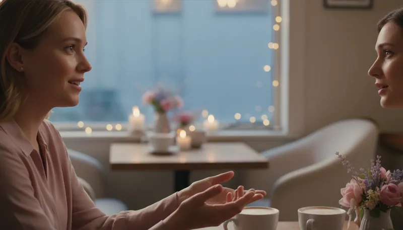 A person listening intently, illustrating how to be more charismatic and charming through genuine presence and active listening. filename: how-to-be-more-charismatic-and-charming-bestie-ai.webp