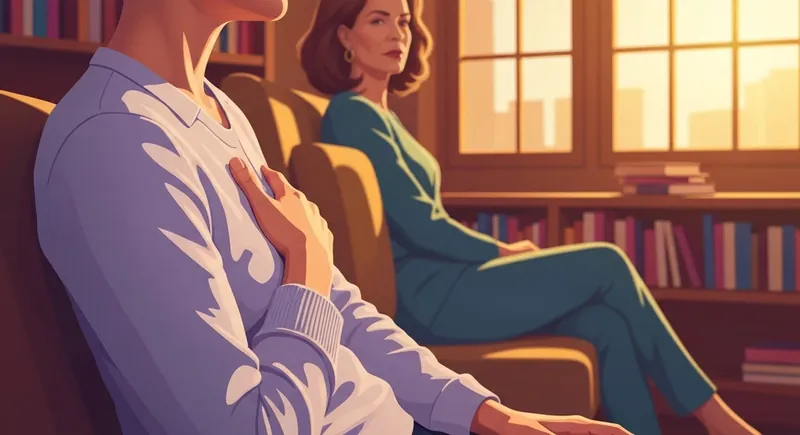 A person practicing grounding techniques and learning how to feel safe after trauma-bestie-ai.webp