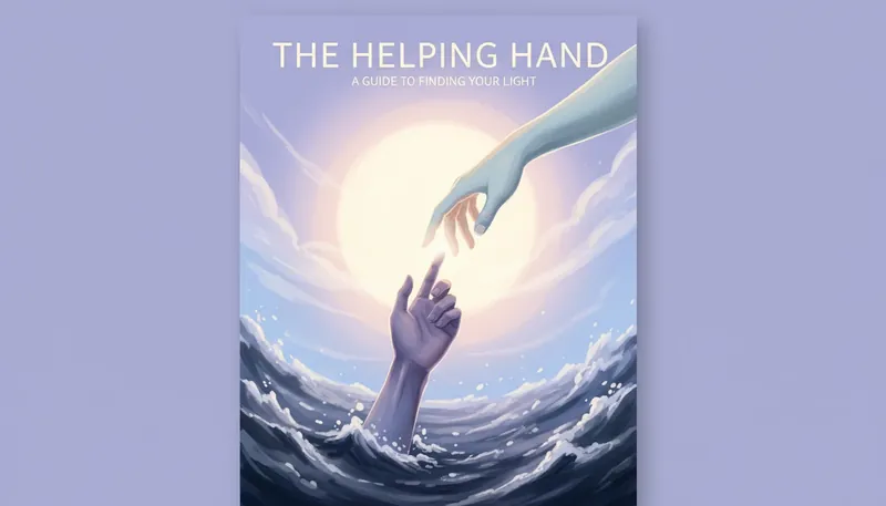 A symbolic image illustrating how to get help for drug addiction, showing one hand reaching from darkness to grasp another hand reaching from the light. filename: how-to-get-help-for-drug-addiction-guide-bestie-ai.webp