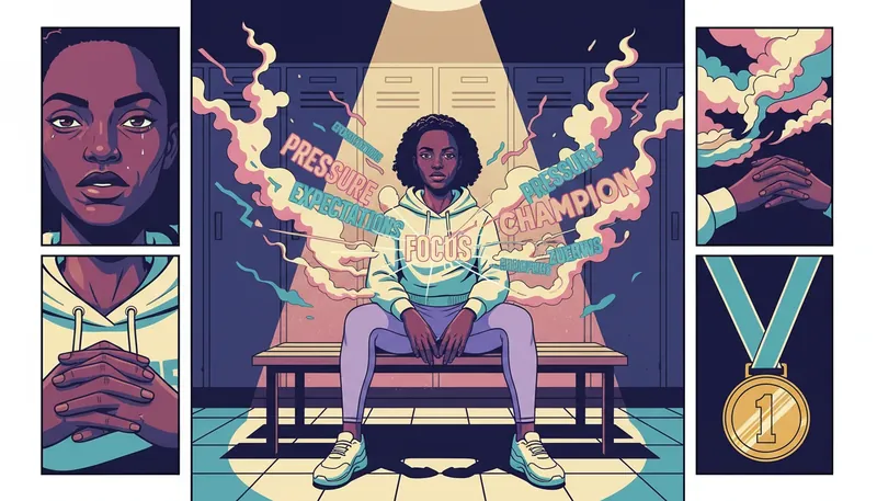 A symbolic depiction of how to handle negative feedback productively through mental resilience and an anti-fragile mindset-bestie-ai.webp